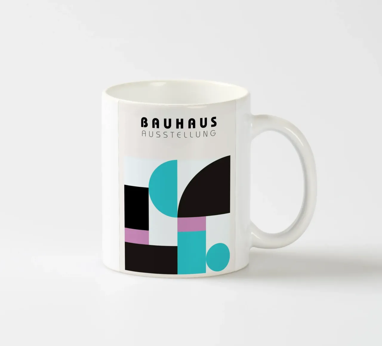 Bauhaus Blocks Art | Stampa geometria moderna tazza in ceramica da Studio Vibe