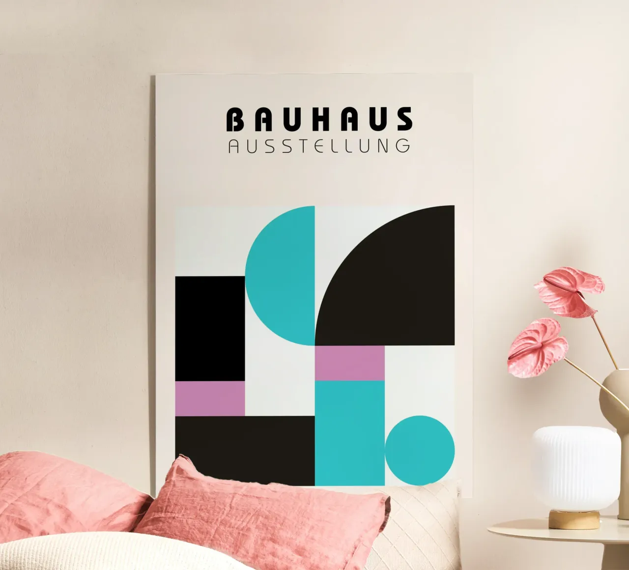 Bauhaus Blocks Art | Modern Geometry Print metacrilato de Studio Vibe