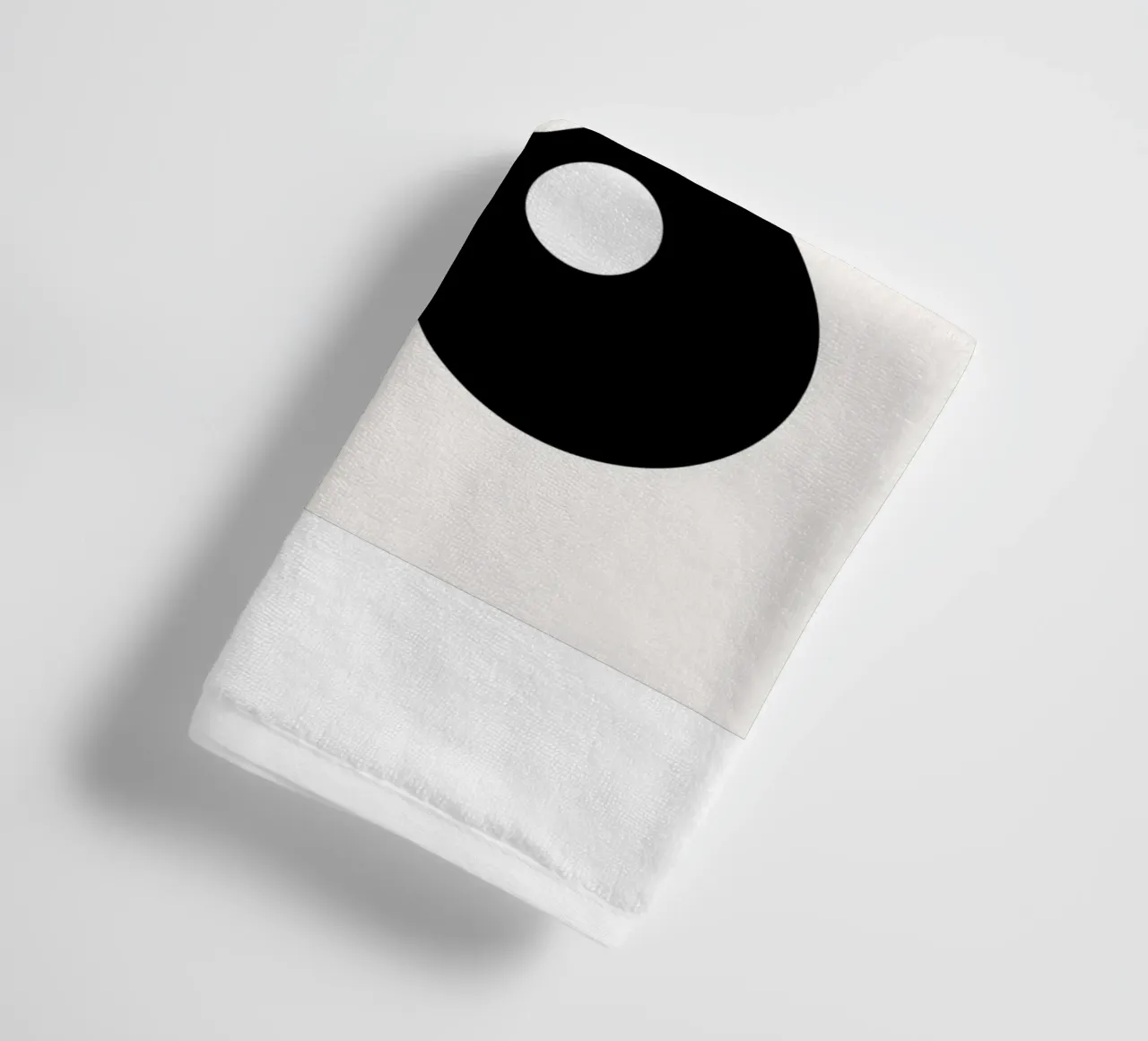 Bauhaus 1923 Design | Retro Circle Art Print towel by Studio Vibe