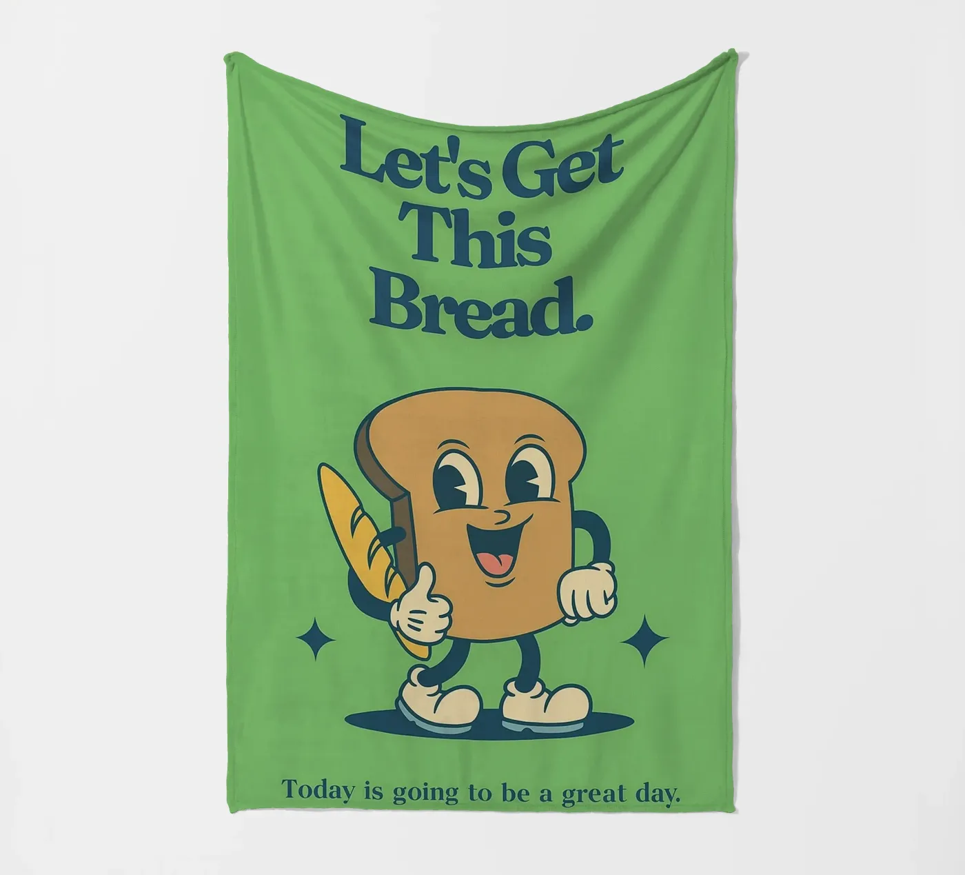 Let's Get This Bread fleece blanket by oneroad