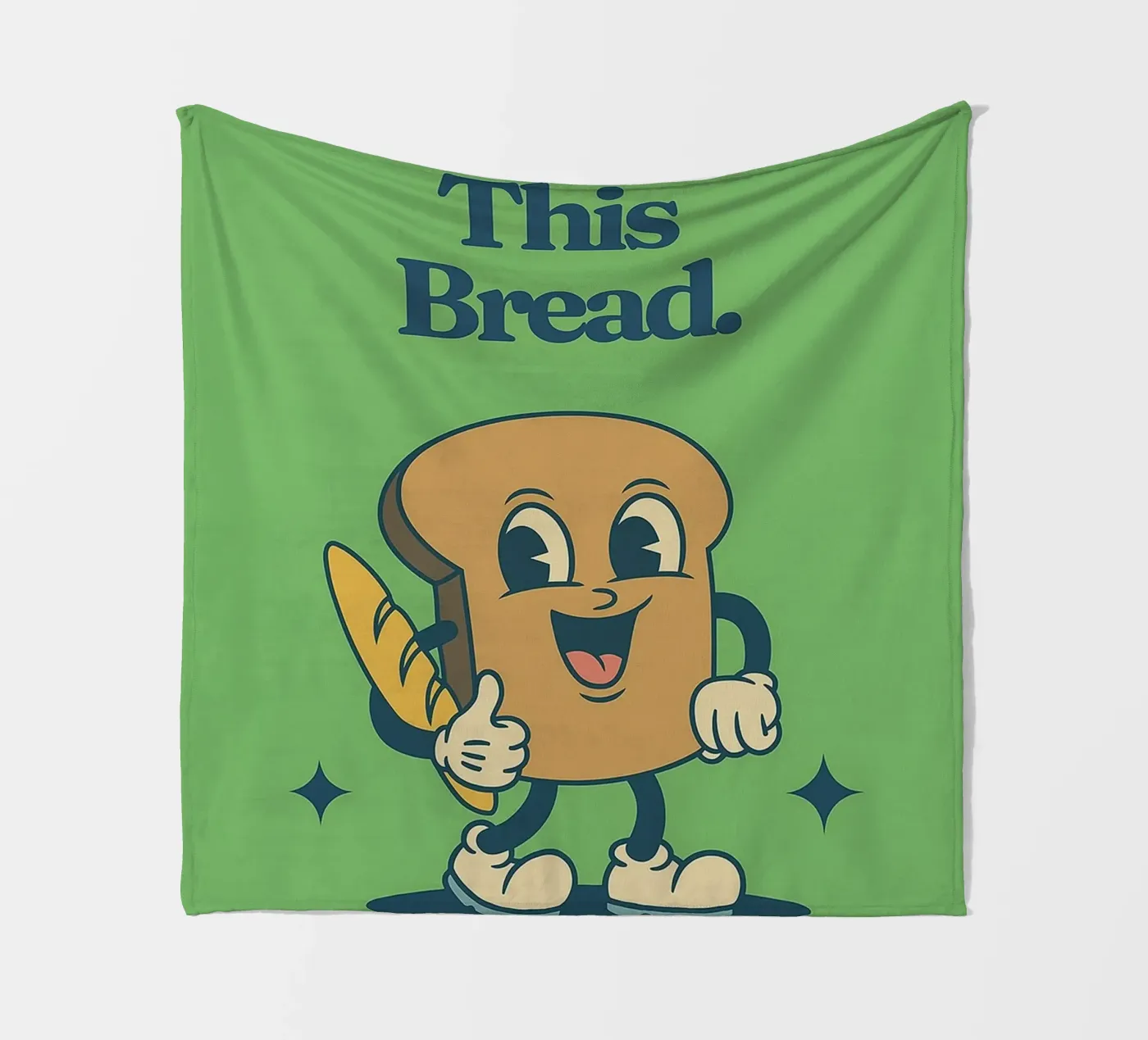 Let's Get This Bread fleece blanket by oneroad