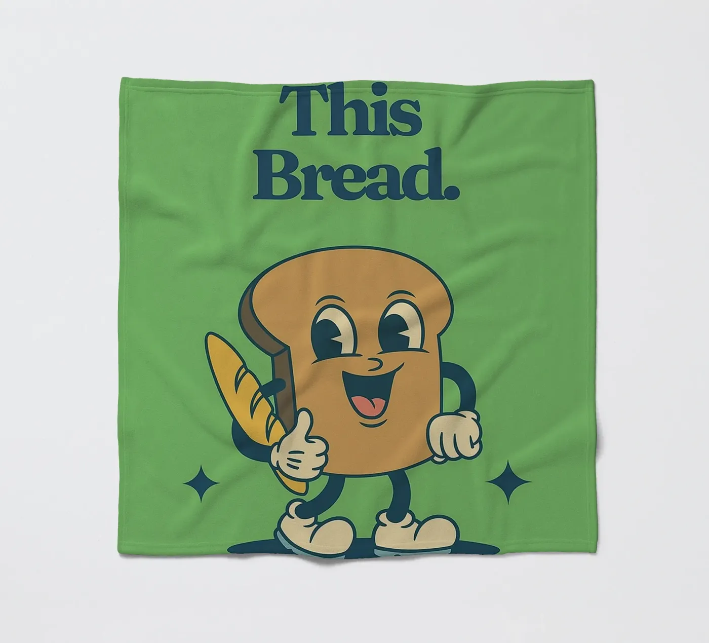 Let's Get This Bread fleece blanket by oneroad
