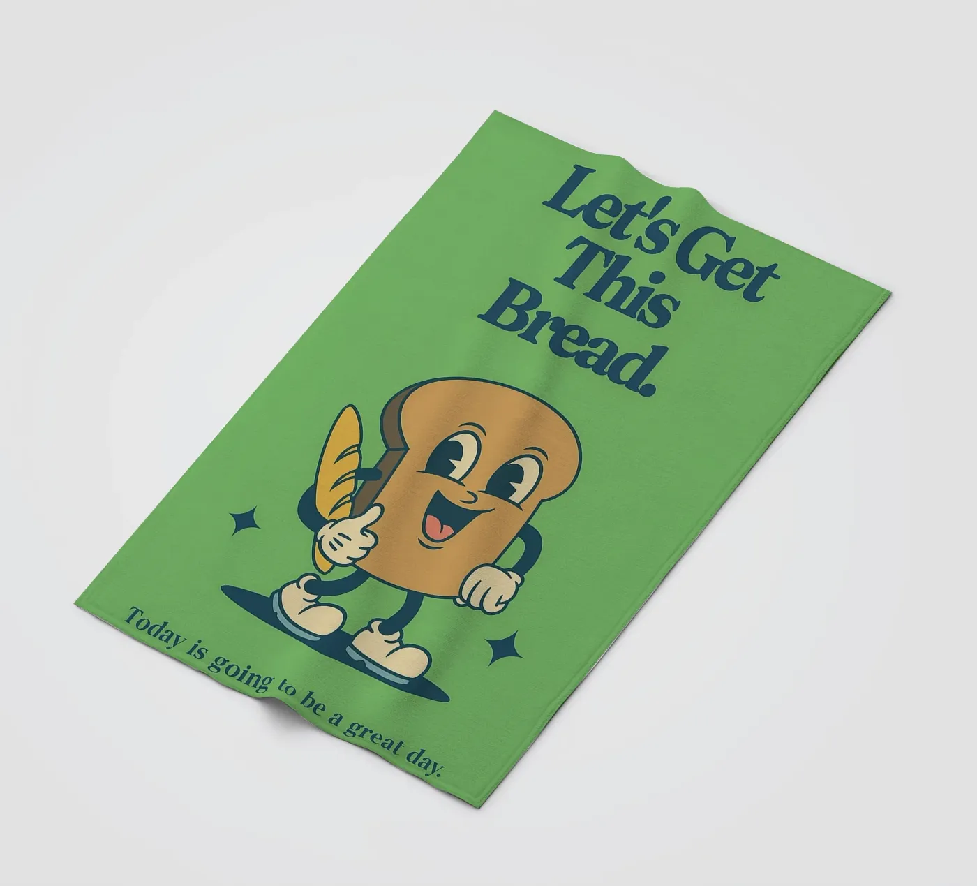 Let's Get This Bread fleece blanket by oneroad