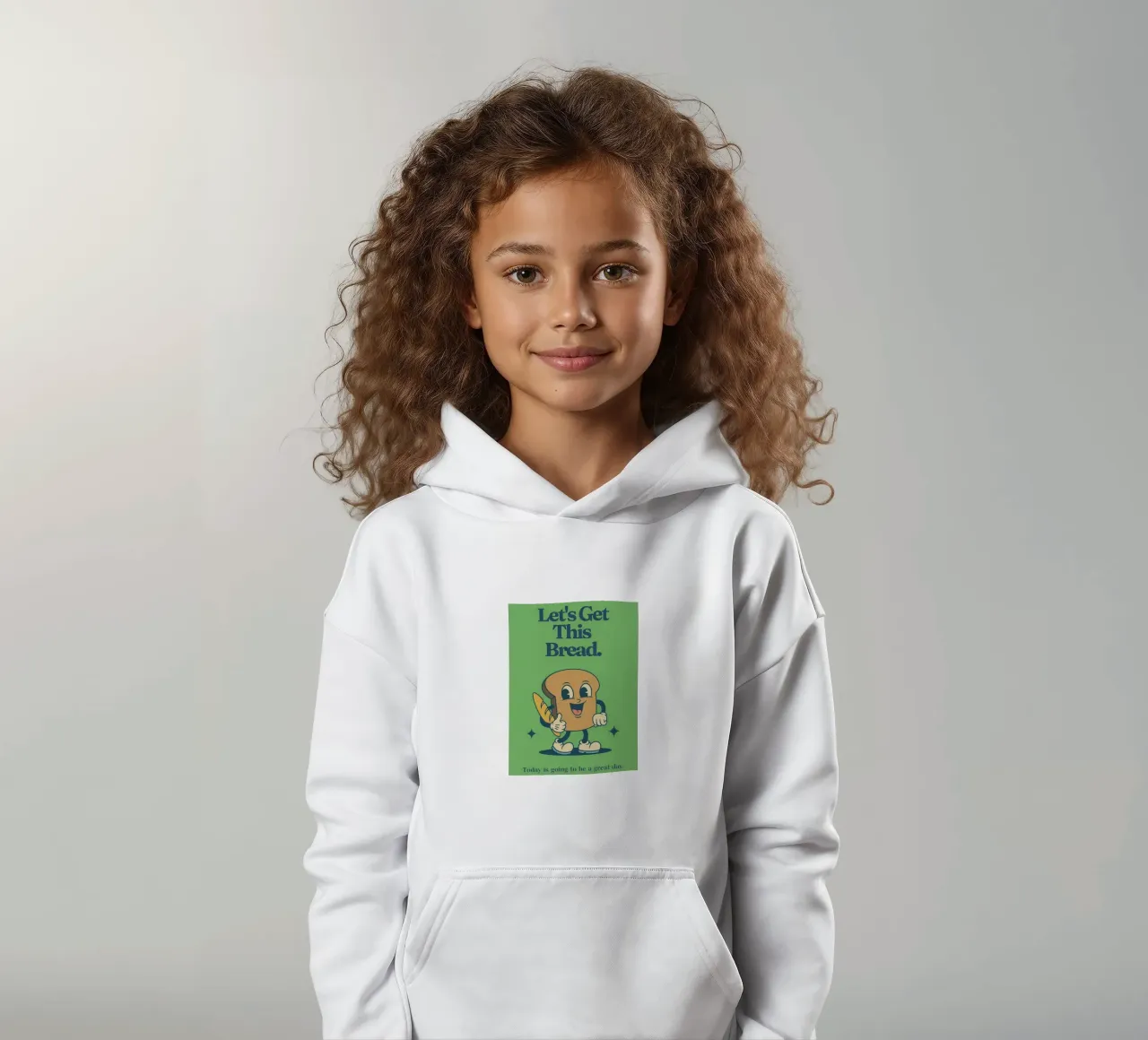 Let's Get This Bread kids hoodie by oneroad