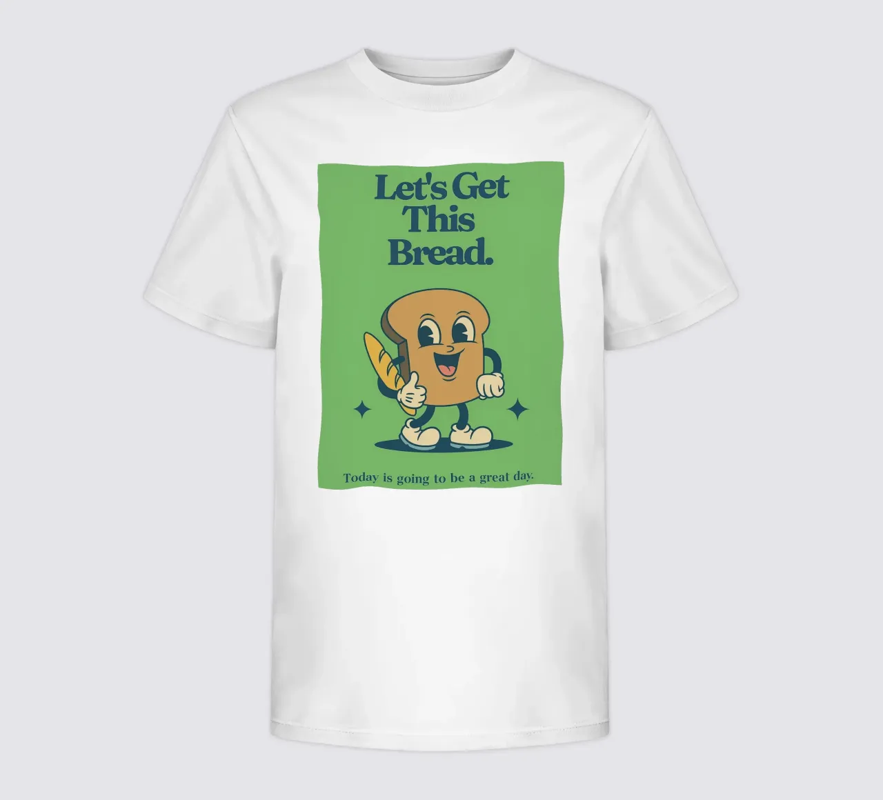 Laten we dit brood gaan halen kinder t-shirt van oneroad