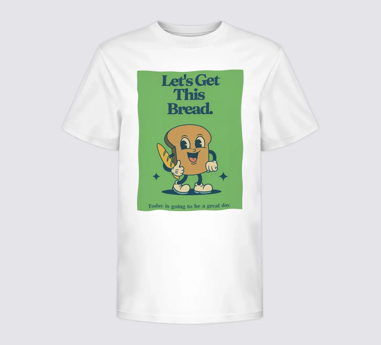 Laten we dit brood gaan halen kinder t-shirt van oneroad