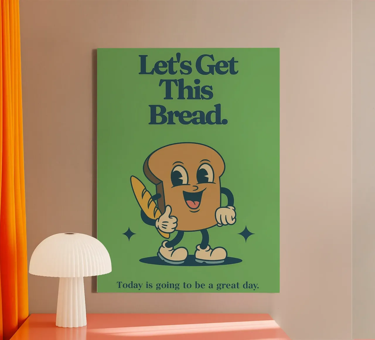 Let's Get This Bread canvas by oneroad