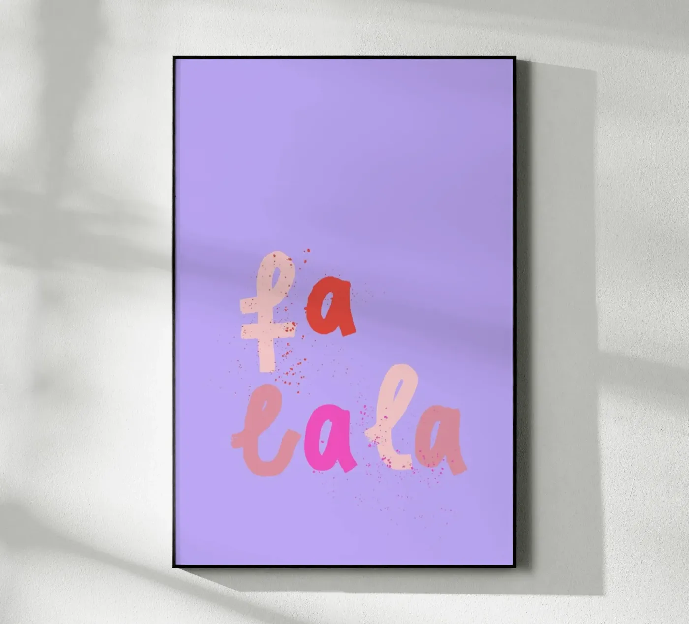 Falalala. Acryl-Glas von KRUTH DESIGN
