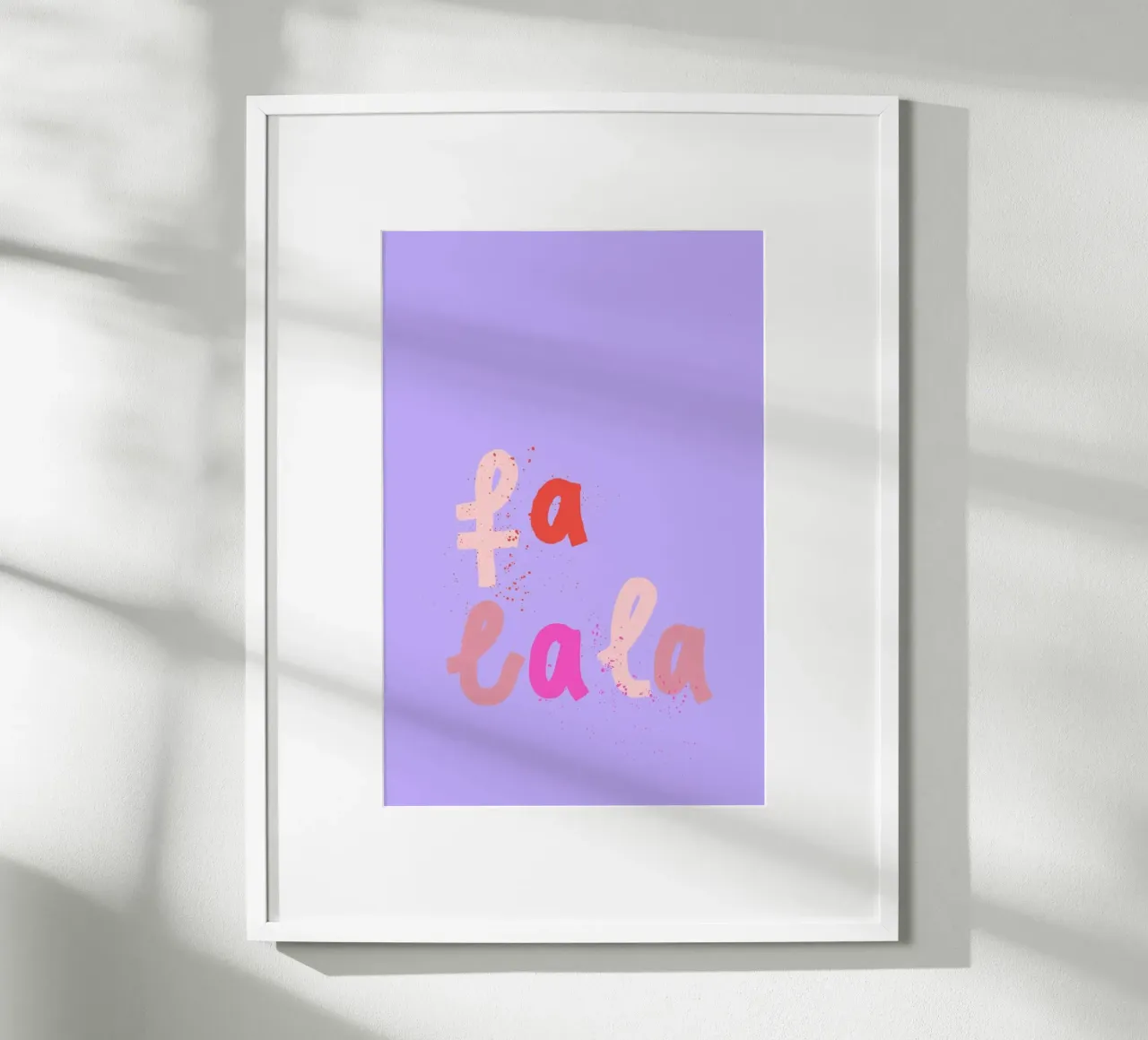 Falalala. poster da KRUTH DESIGN