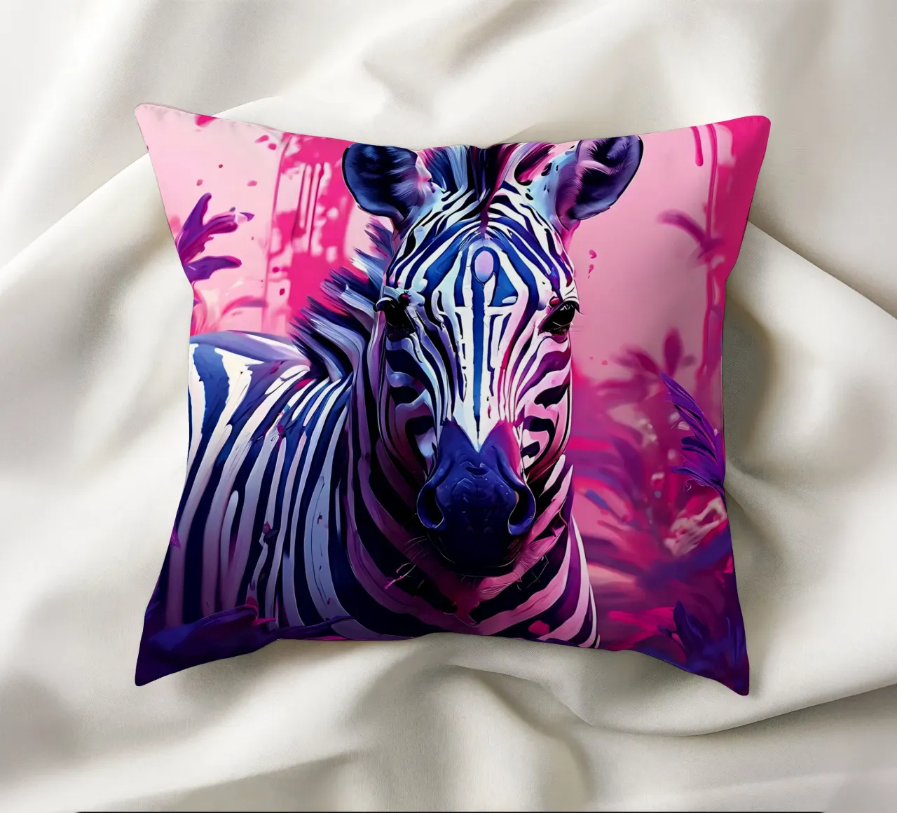 Stile_Zebra_H_1 cuscino da Tierisch bunt by LK