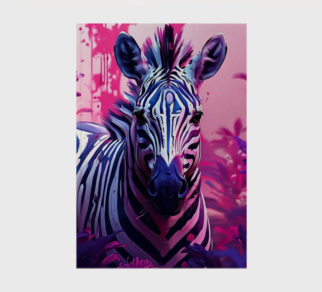 Zebra_style_H_1 notebook by Tierisch bunt by LK