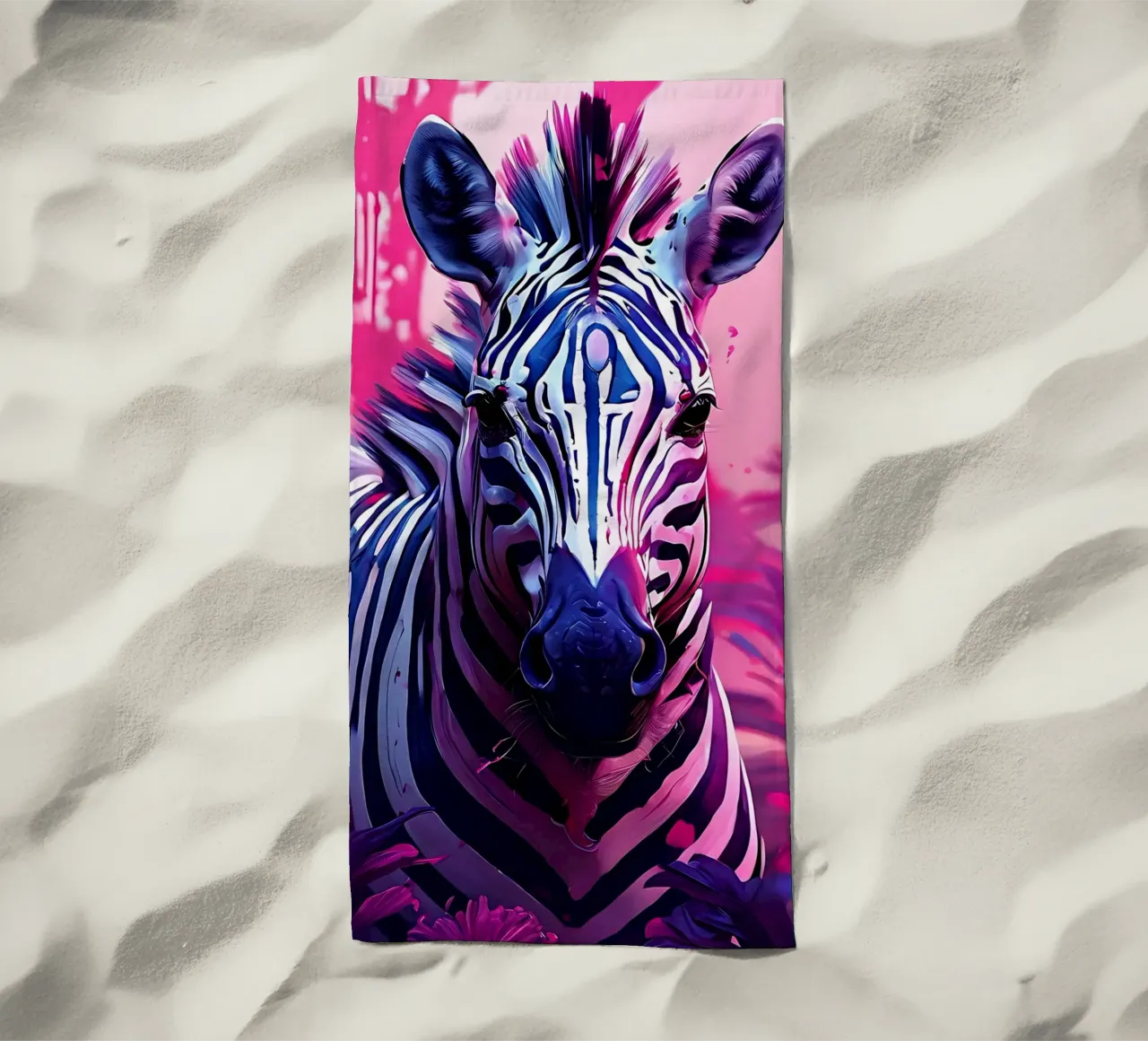 Stile_Zebra_H_1 telo mare da Tierisch bunt by LK