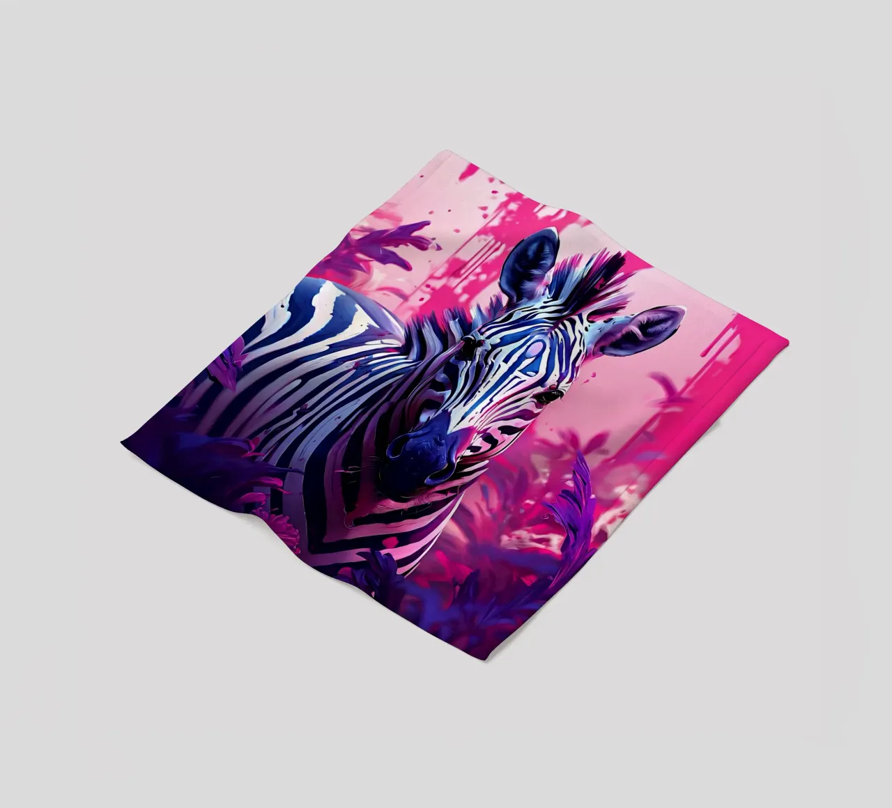 Stile_Zebra_H_1 coperta in pile da Tierisch bunt by LK