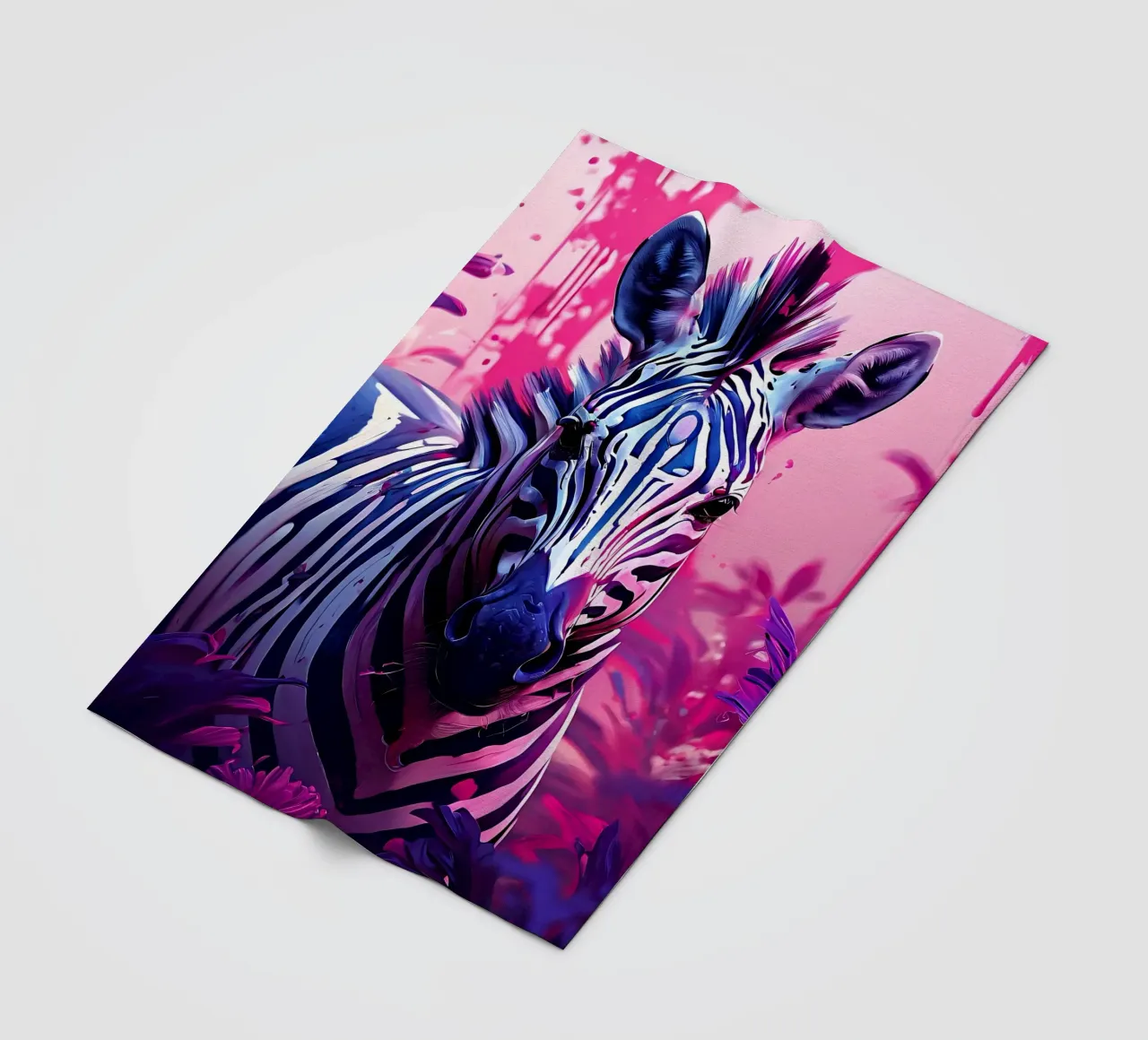 Stile_Zebra_H_1 coperta in pile da Tierisch bunt by LK