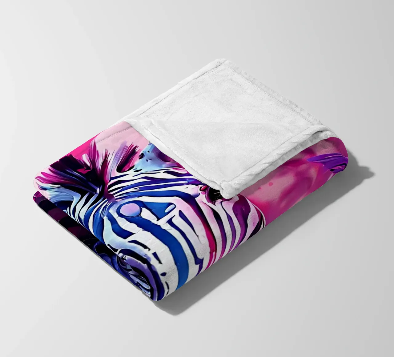 Stile_Zebra_H_1 coperta in pile da Tierisch bunt by LK