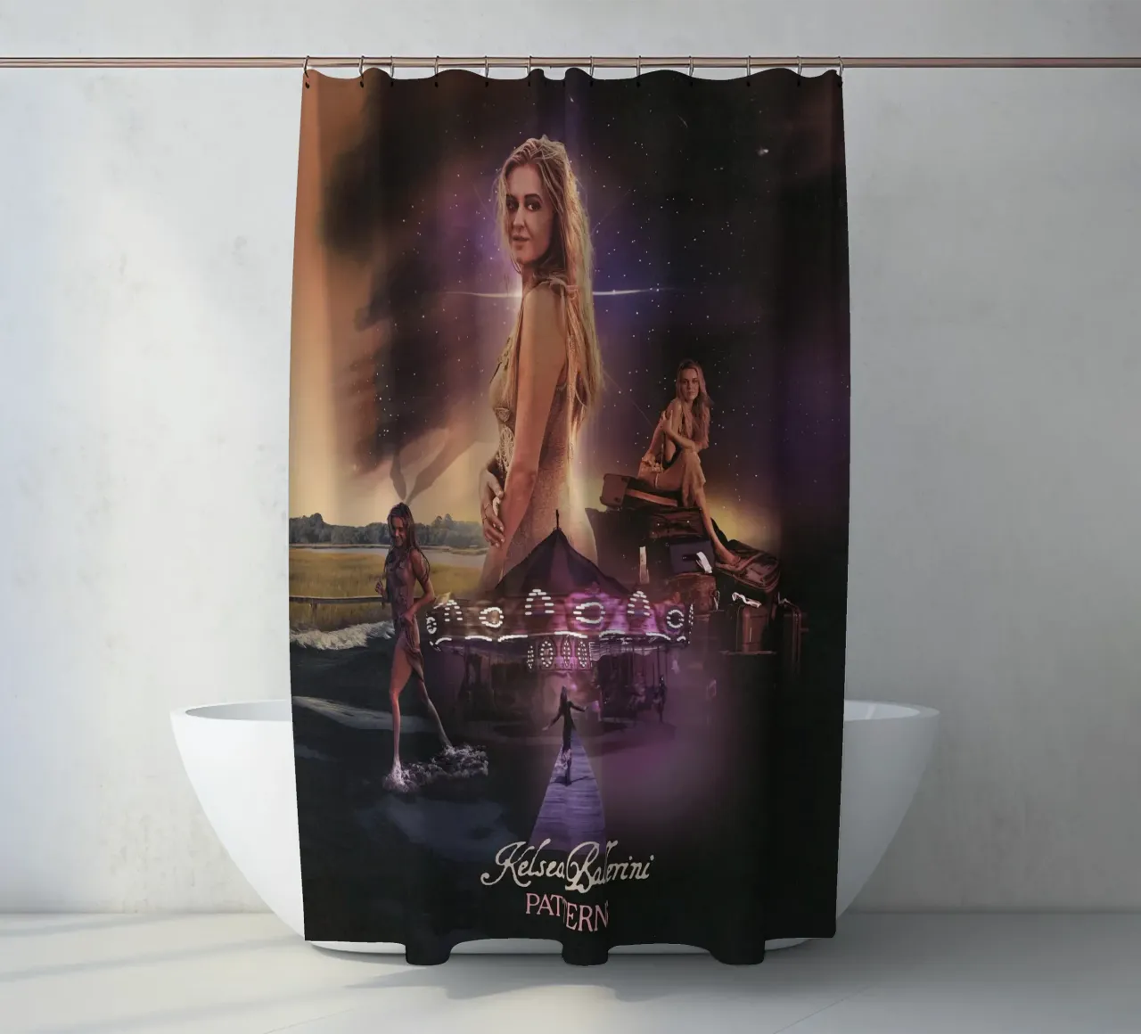 Kelsea Ballerini Patterns tenda da doccia da carleemiller