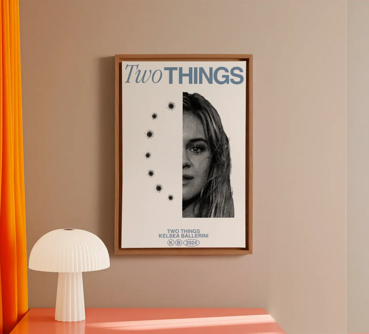 Kelsea Ballerini TWO THINGS 2024 canvas by carleemiller
