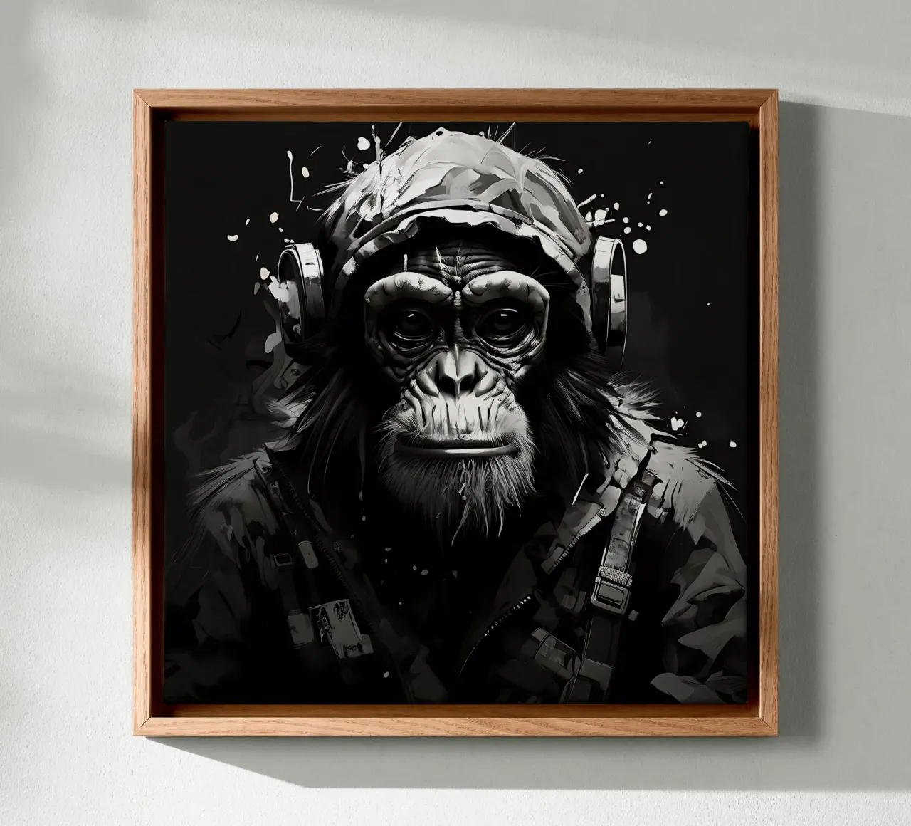 Monkey_Style_I_1 canvas by Tierisch bunt by LK