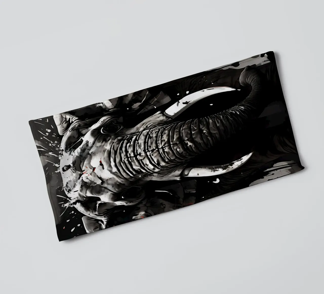 Elephant_Style_I_1 towel by Tierisch bunt by LK