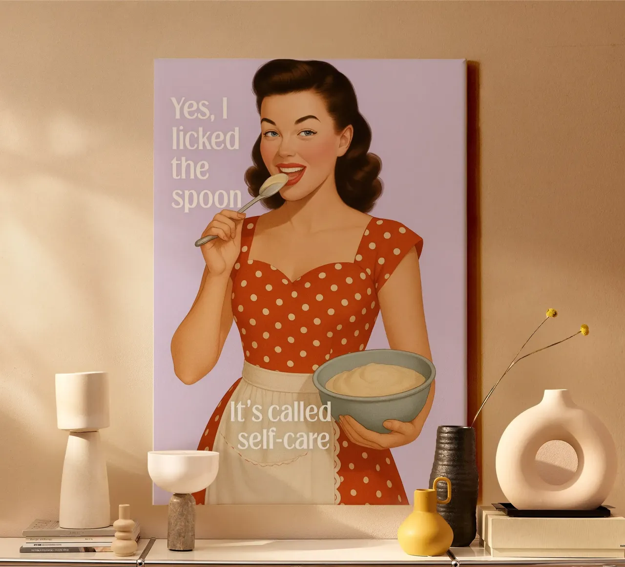 Licked the Spoon Kitchen canvas by oneroad