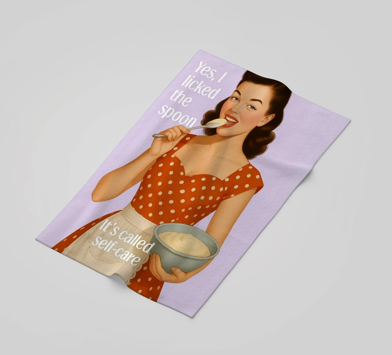 Licked the Spoon Kitchen beach towel by oneroad