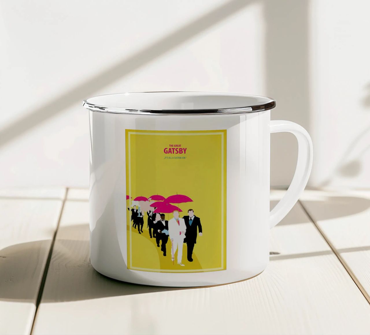 The great Gatsby tazza in smalto da Fräulein Fisher