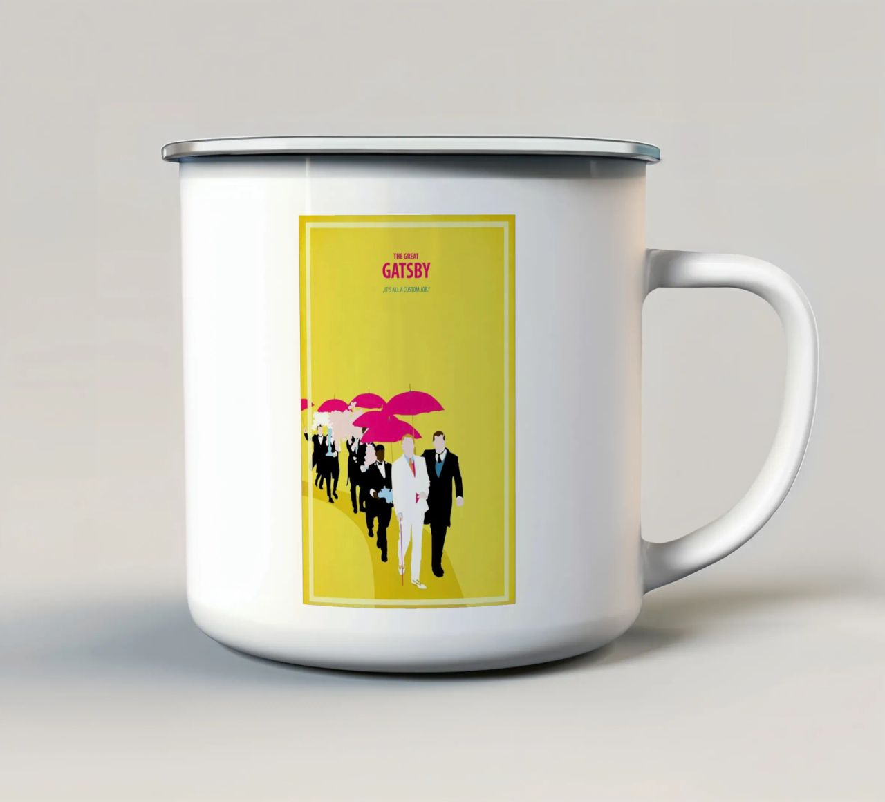 The great Gatsby tazza in smalto da Fräulein Fisher