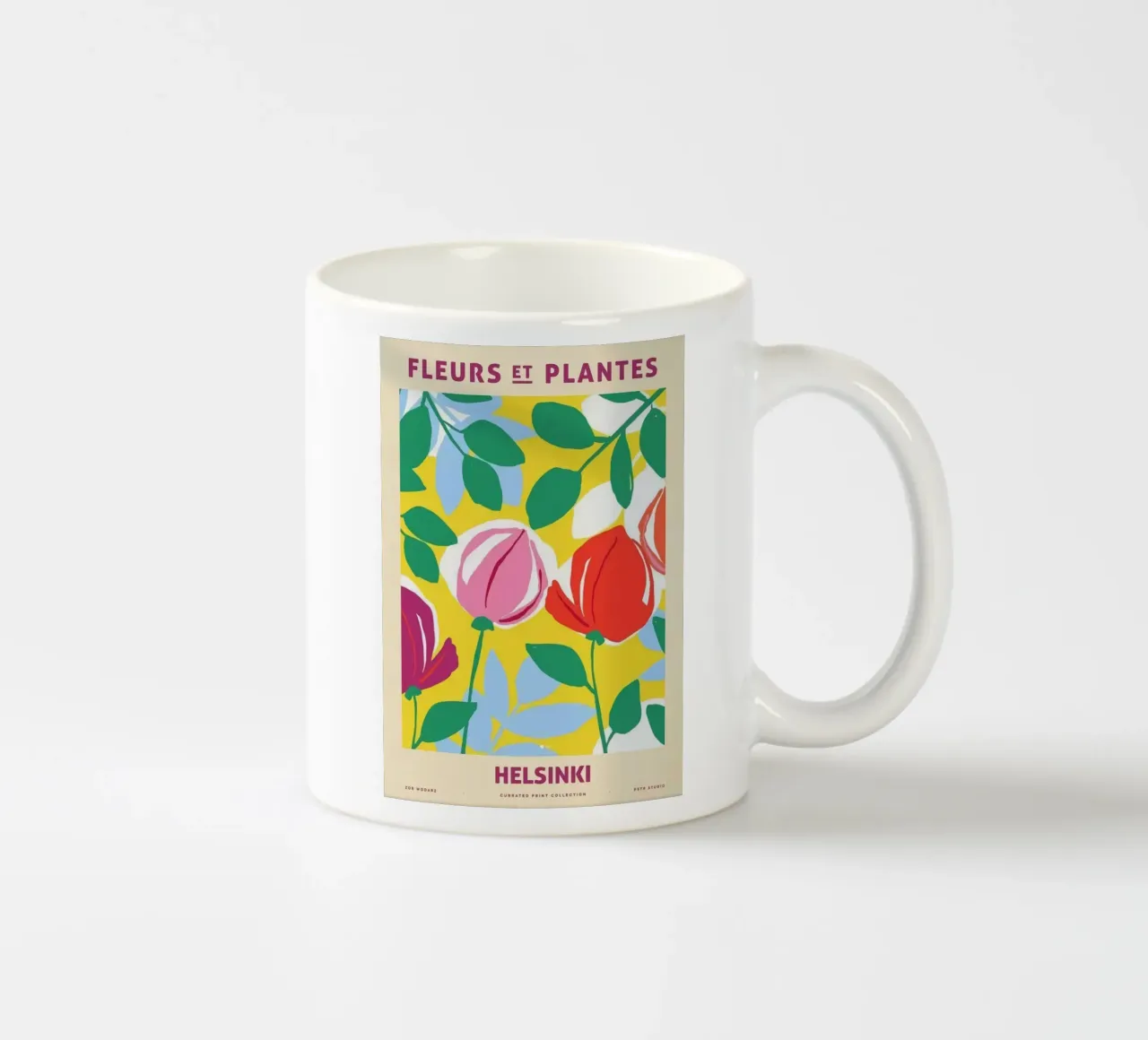 Fiori e piante Helsinki tazza in ceramica da Jose