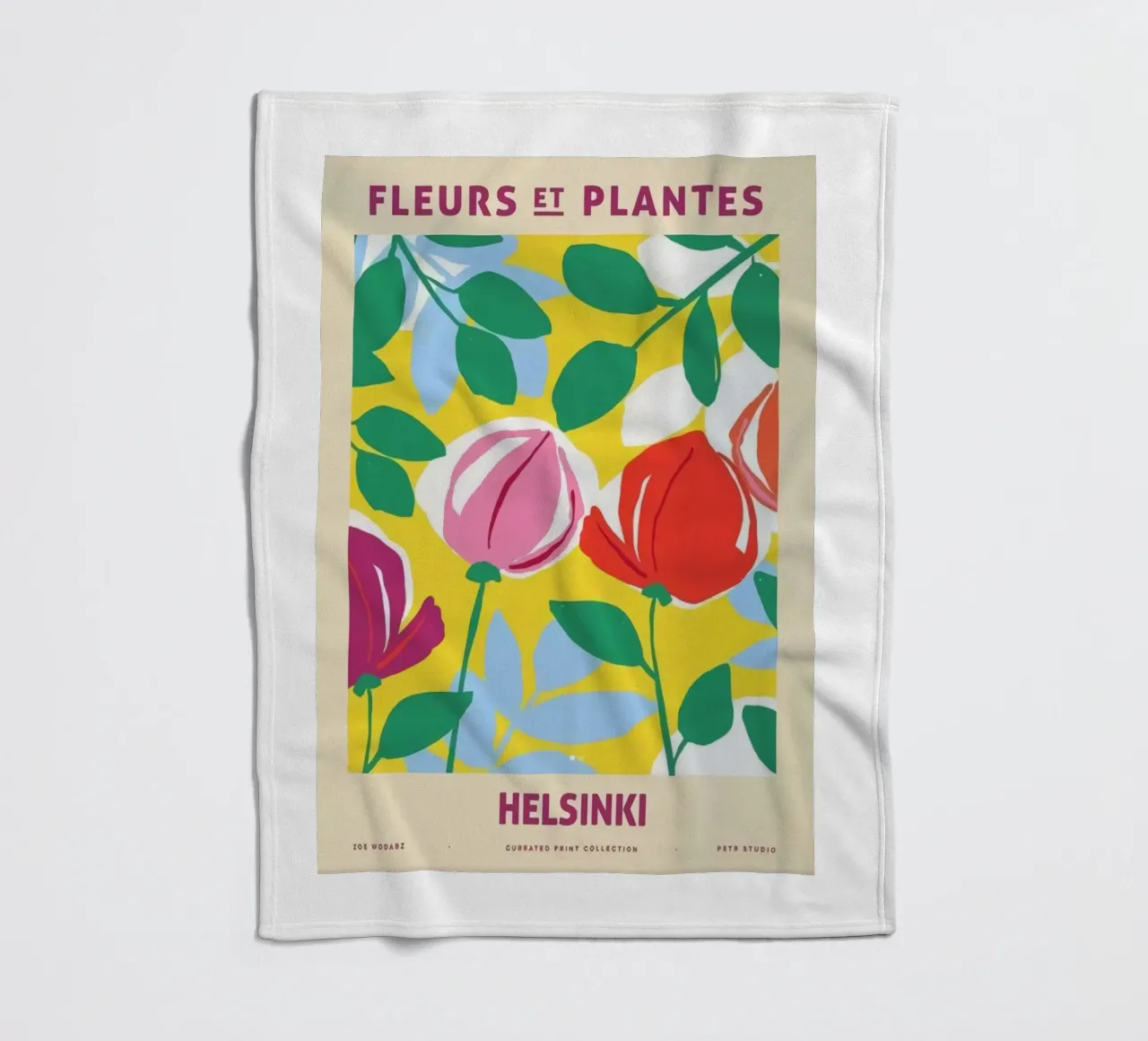 Fiori e piante Helsinki coperta in pile da Jose