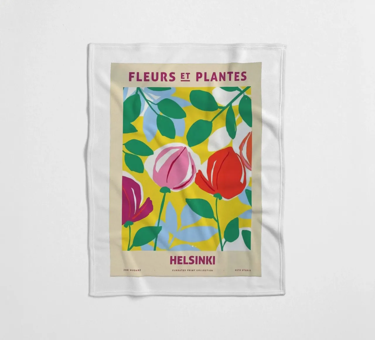 Fiori e piante Helsinki coperta in pile da Jose