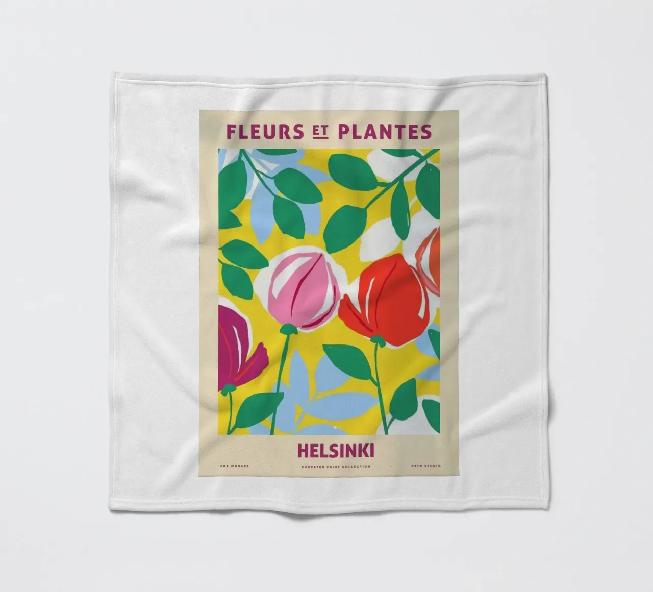 Fiori e piante Helsinki coperta in pile da Jose