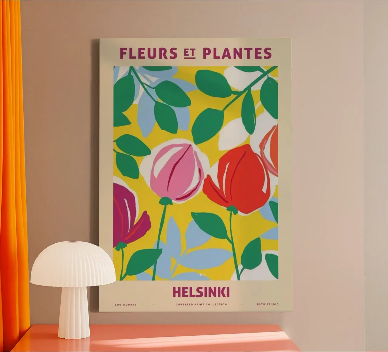 Fiori e piante Helsinki tela da Jose