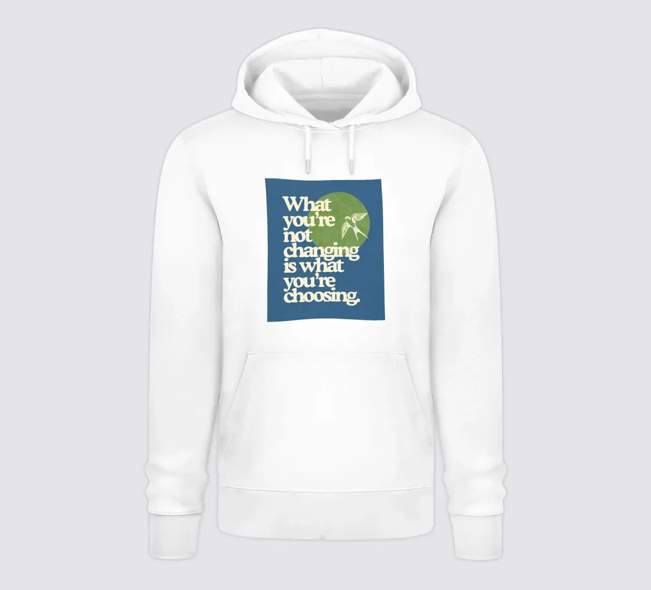 La vita è una scelta felpa con cappuccio da art quots shop