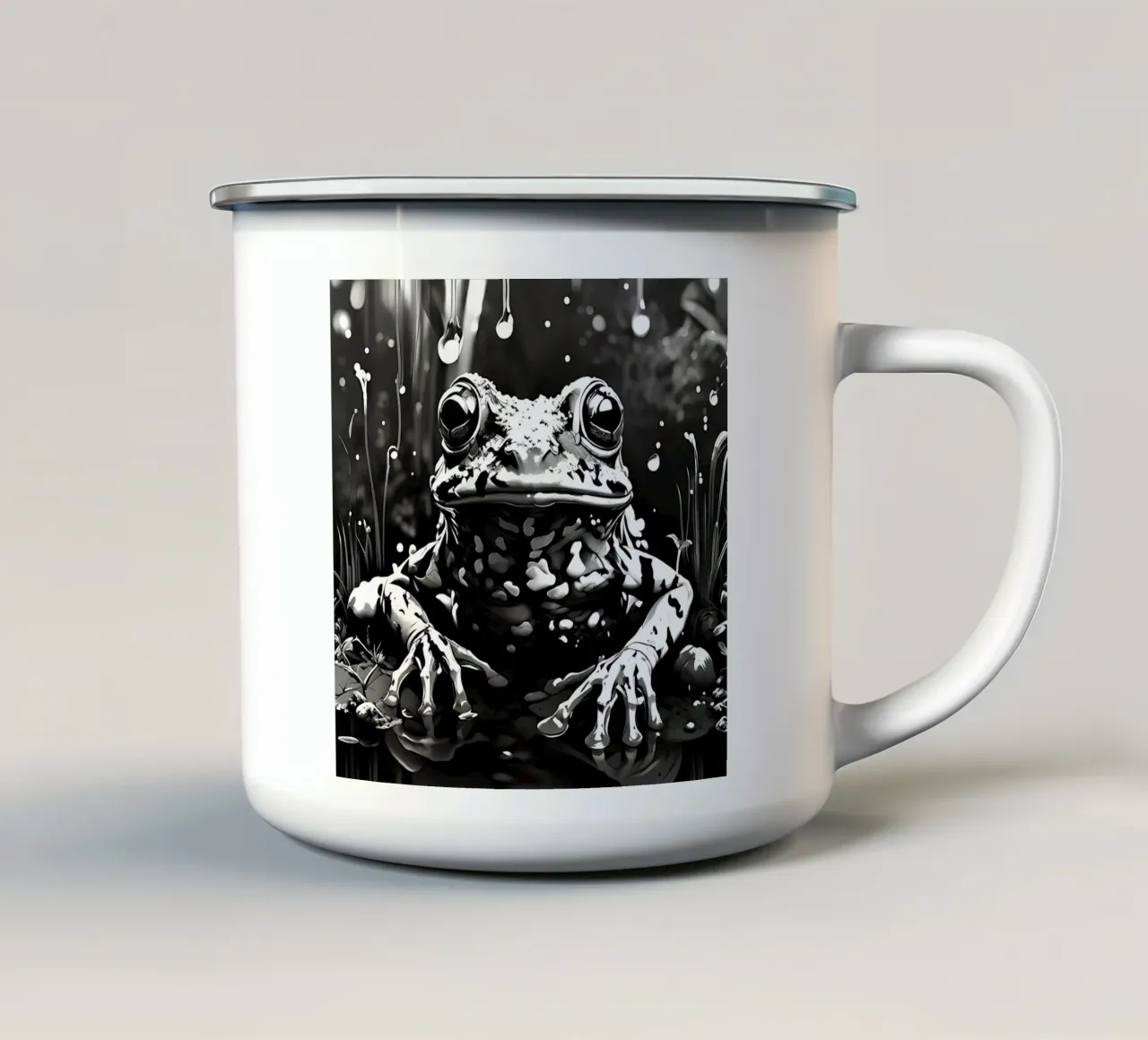 Stile_Rana_I_1 tazza in smalto da Tierisch bunt by LK