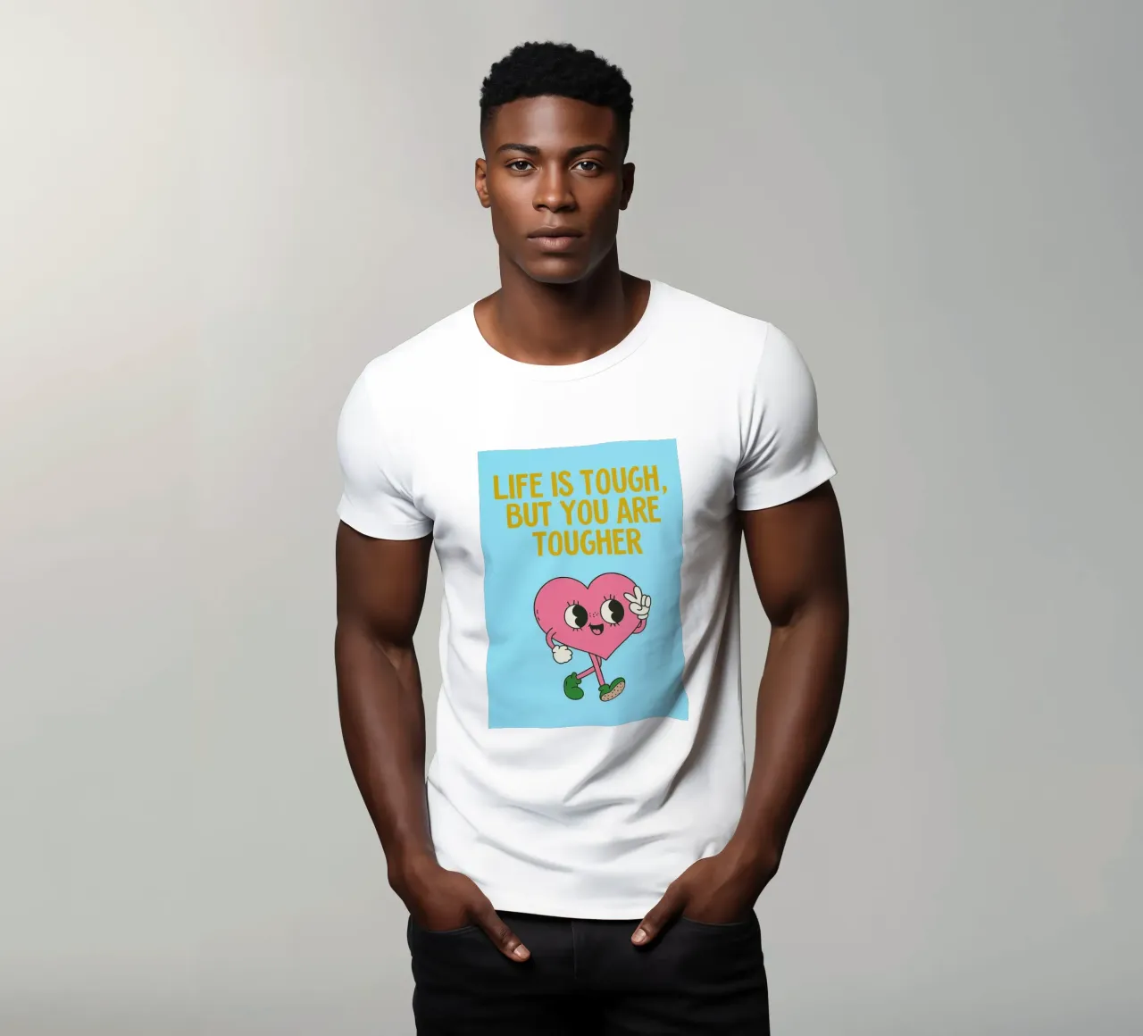 Das Leben ist hart, aber du bist härter T-Shirt von oneroad
