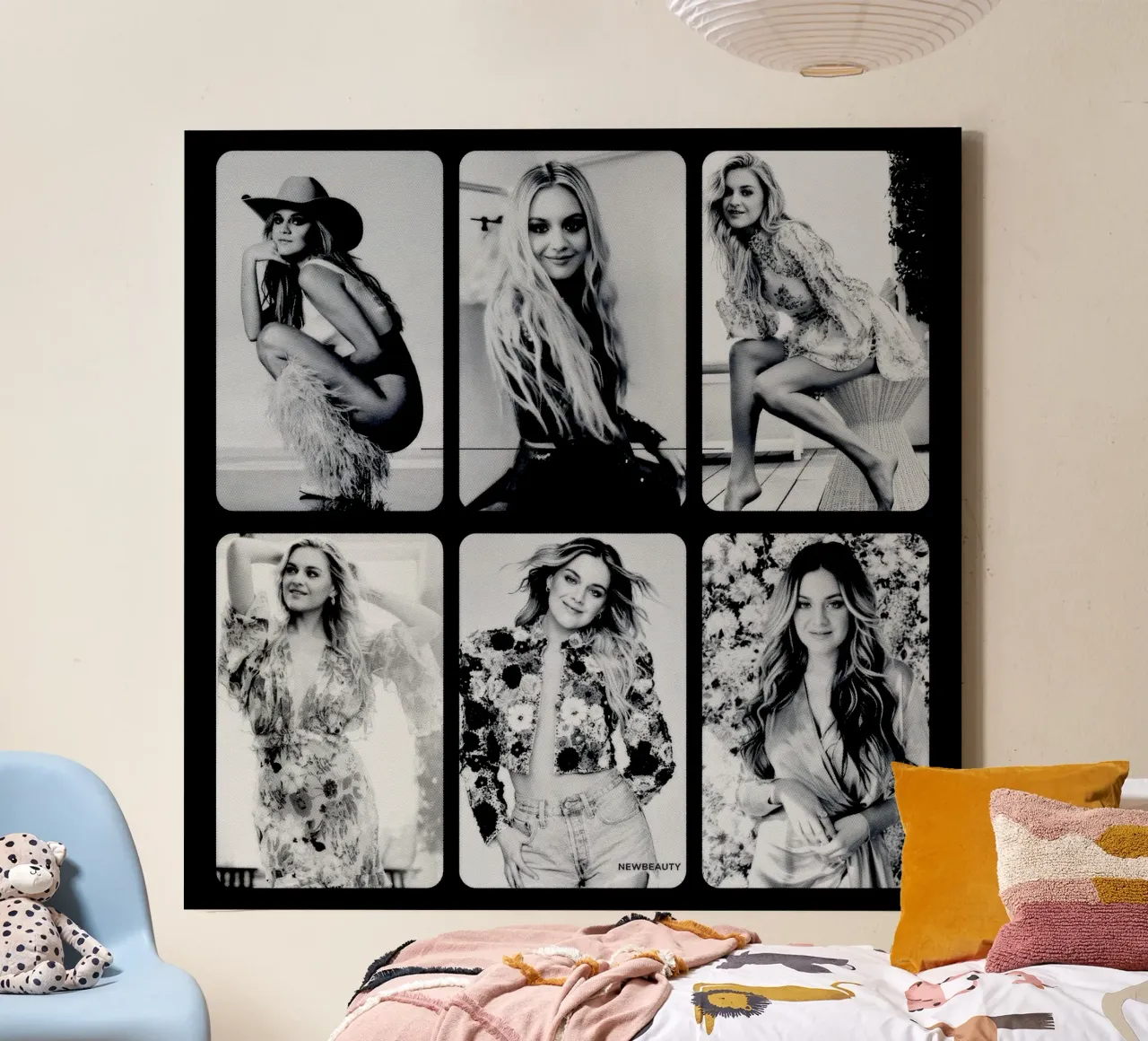 Kelsea Ballerini Yeah Sure Okay V1 tela con Cornice a cassetta da carleemiller