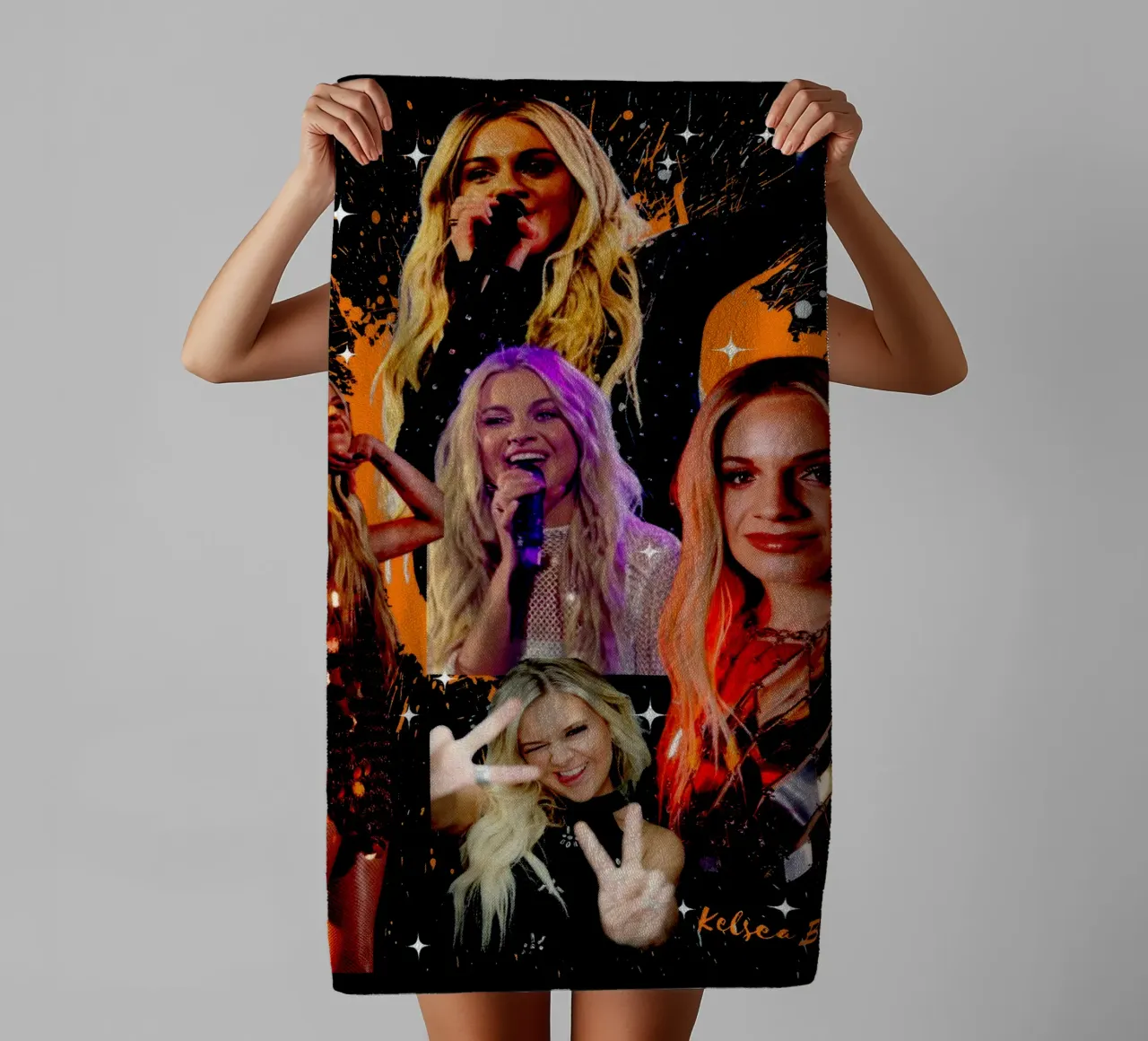 Kelsea Ballerini Yeah Sure Okay V2 asciugamano da bagno da carleemiller