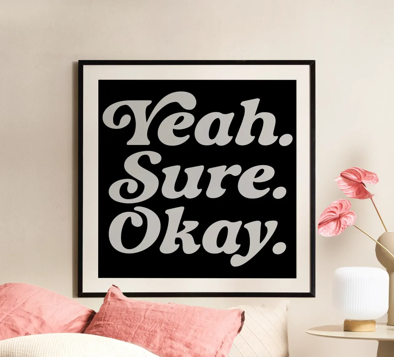 Kelsea Ballerini Yeah Sure Okay V3 poster with plastic frame by carleemiller