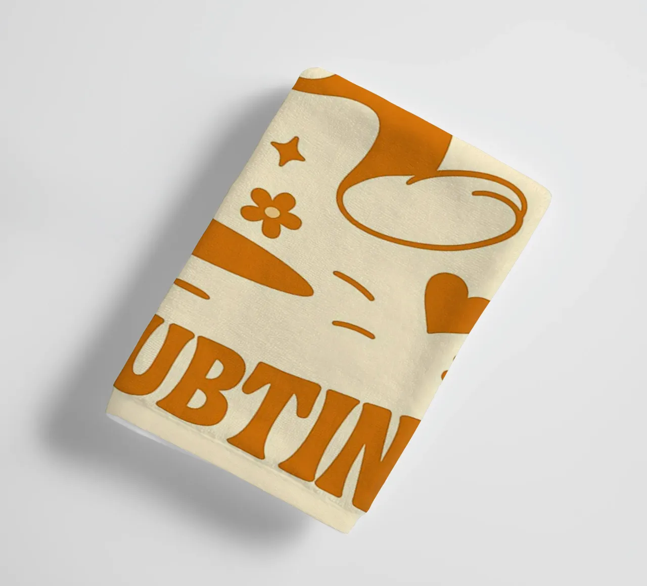 More Dancing Less Doubting Funny Cat towel by oneroad