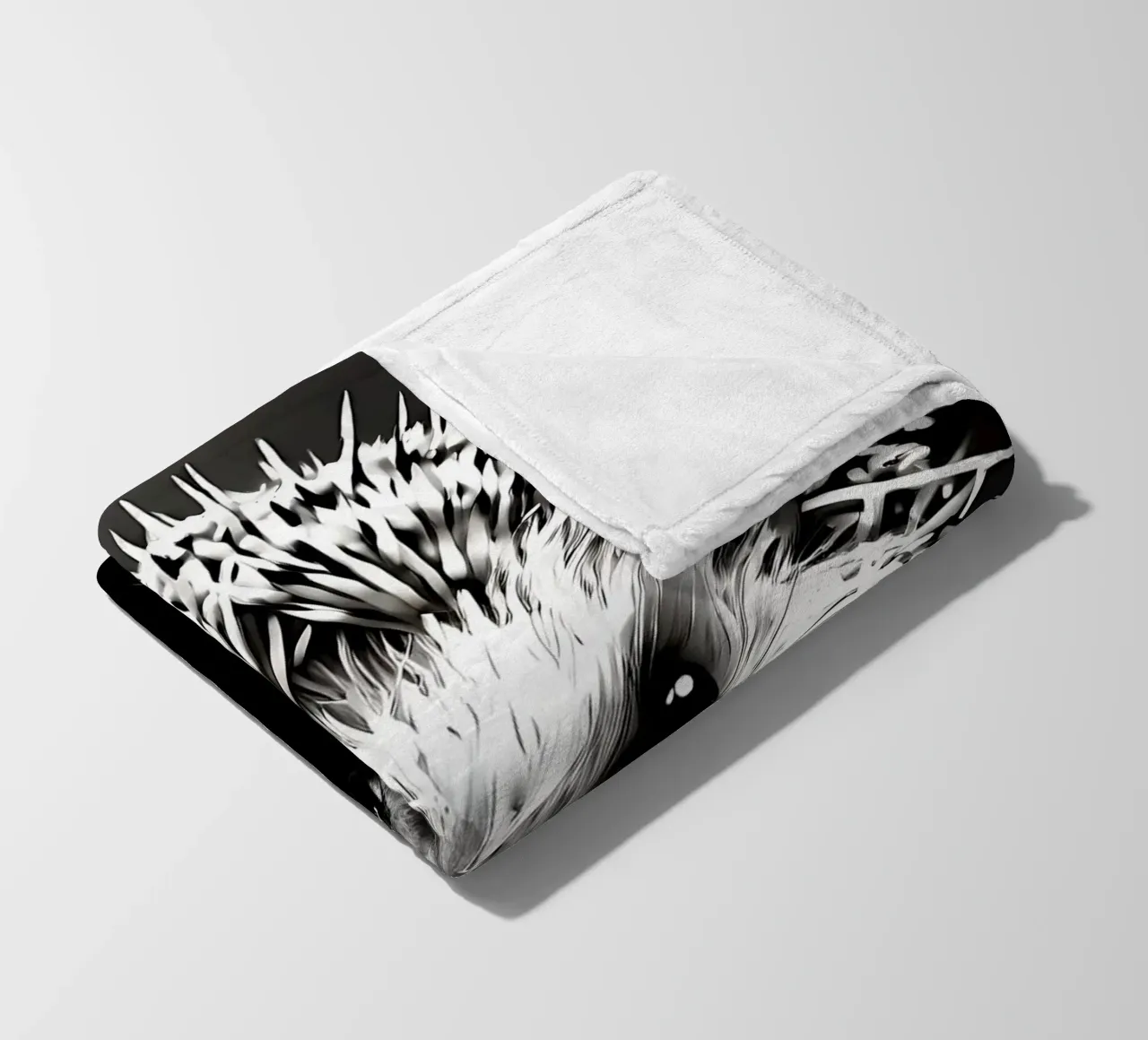 Stile_riccio_I_1 coperta in pile da Tierisch bunt by LK