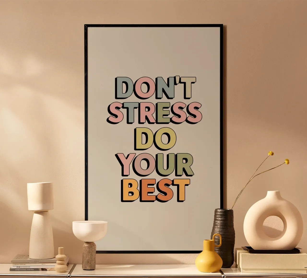 Fare il meglio poster con telaio in alluminio da art quots shop