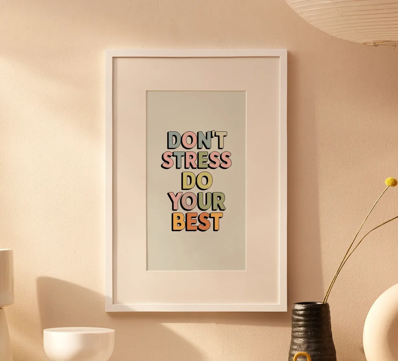 Fare il meglio poster con telaio in alluminio da art quots shop