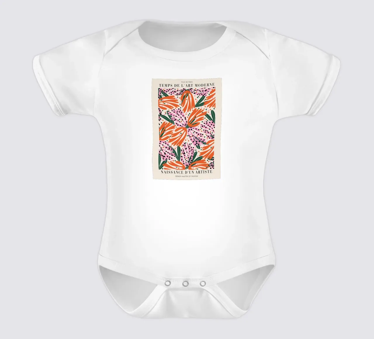 Blumengarten Kurzarm Babybody von Jose
