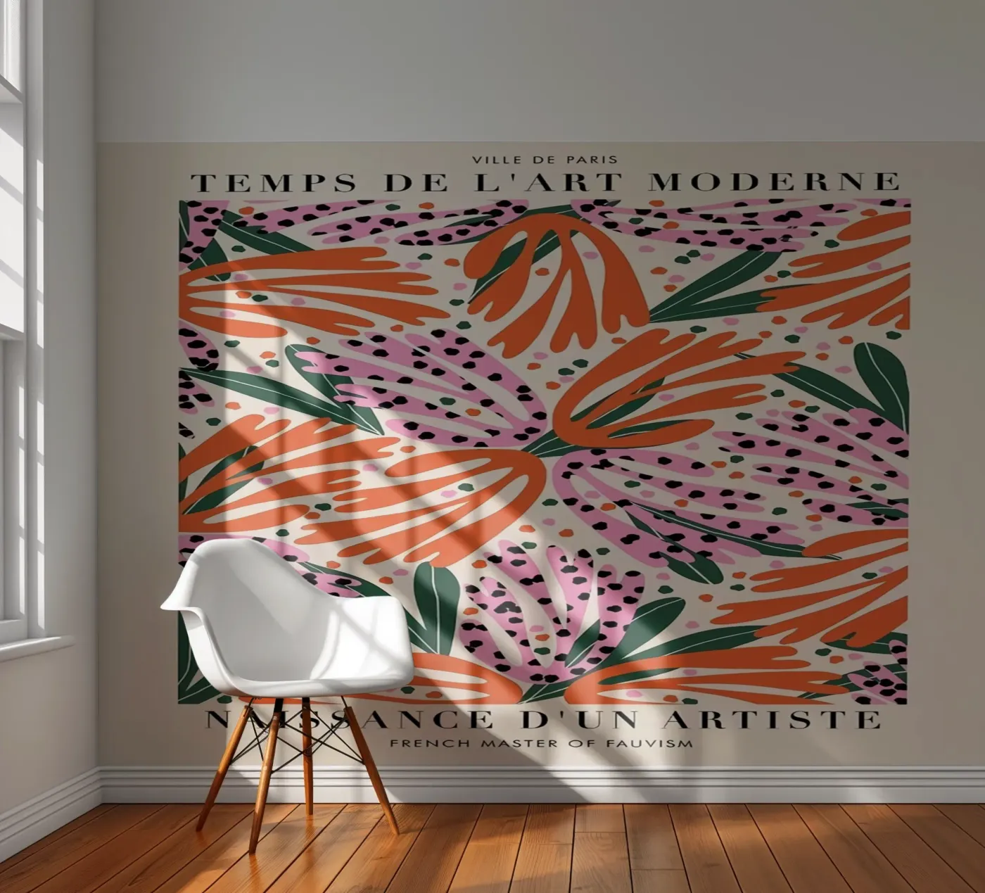 Bloementuin fotobehang van Jose