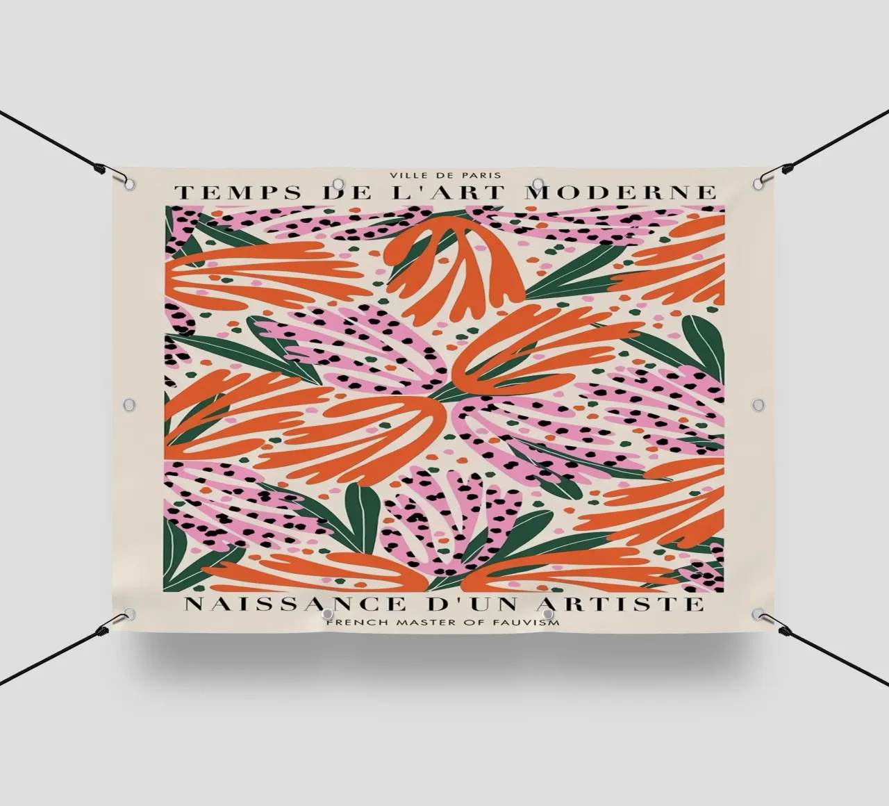 Jardin de fleurs bâche pvc de Jose