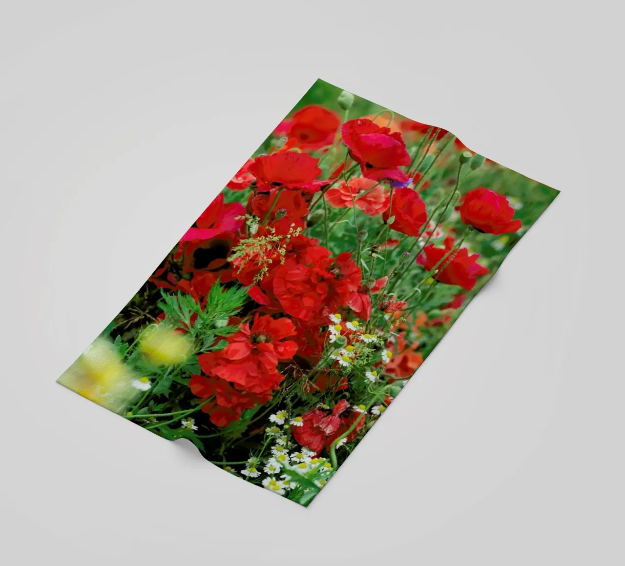 Romantic Red Poppybouquet telo mare da Curious Collections by Marielle Leenders
