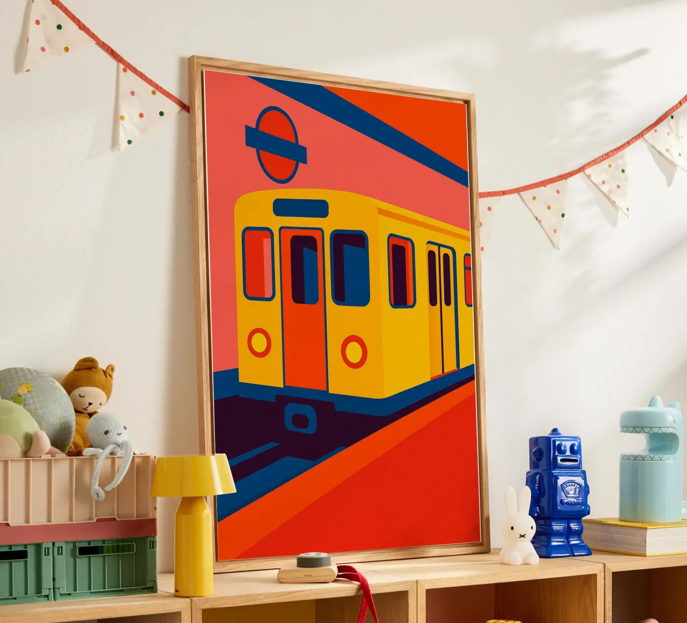 Metro Pop acrylic glass by JETLAG | affiches voyage