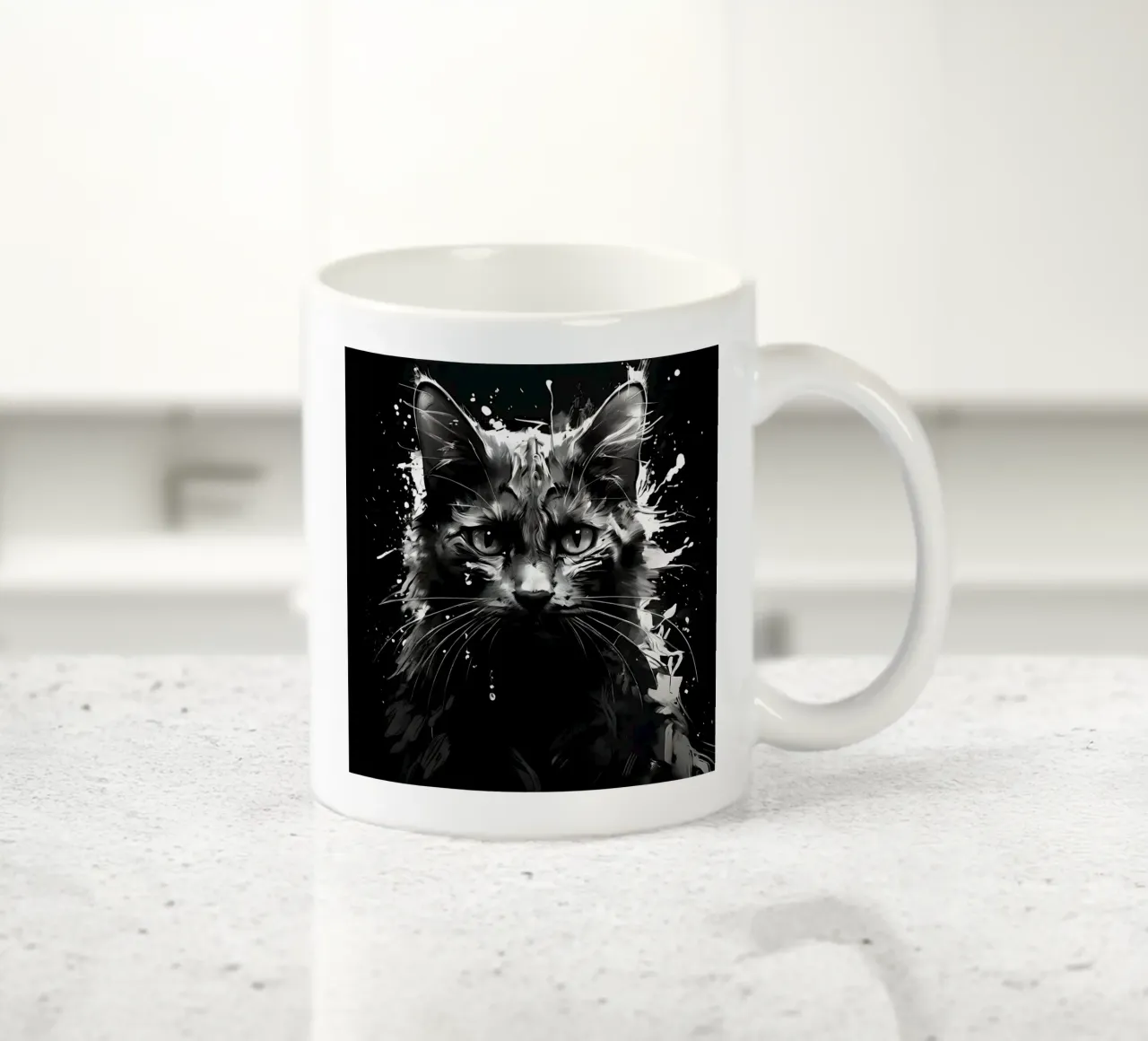 Stile_gatto_I_1 tazza in ceramica da Tierisch bunt by LK