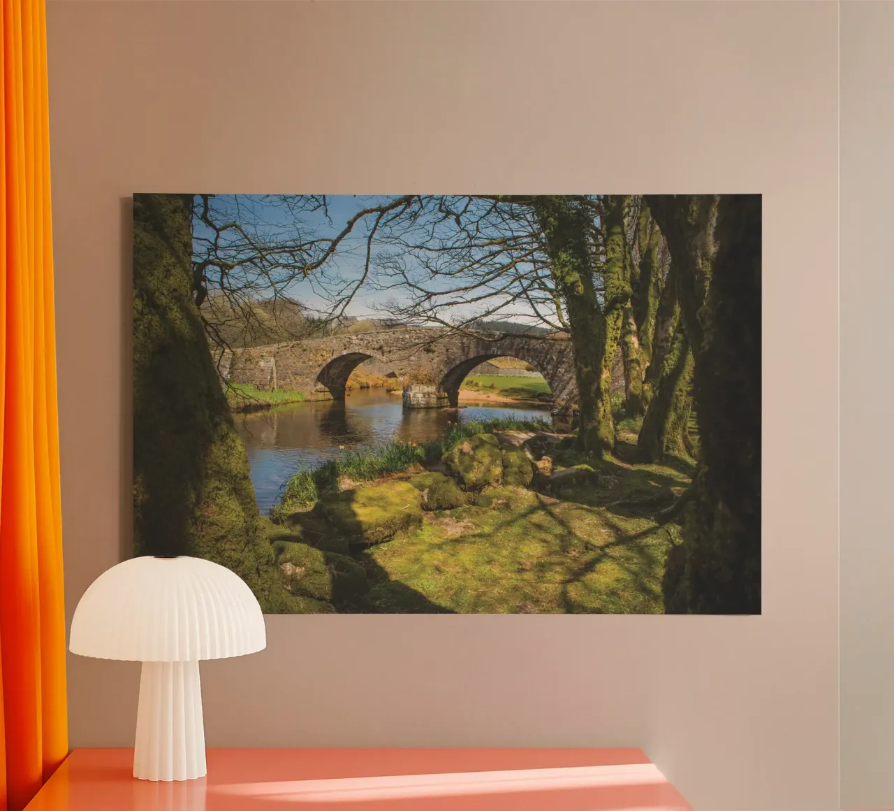 Two Bridges canvas by Dave Hare Photography