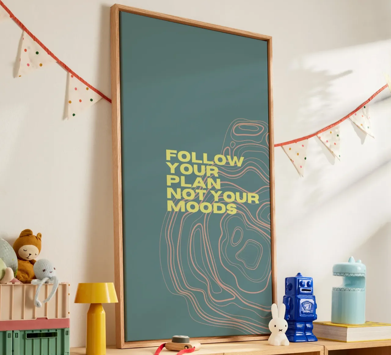seguite il vostro piano tela con Cornice a cassetta da art quots shop